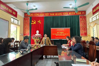 Ấm áp kỷ niệm 116 năm Ngày Quốc tế Phụ nữ 8/3 tại Trường THCS Khánh Hội